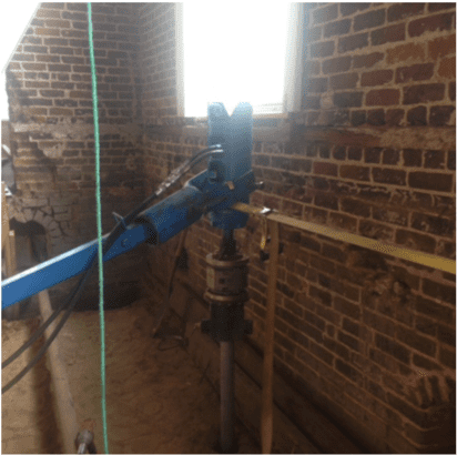 Helical Pile Installation for Deep Foundation Renovation