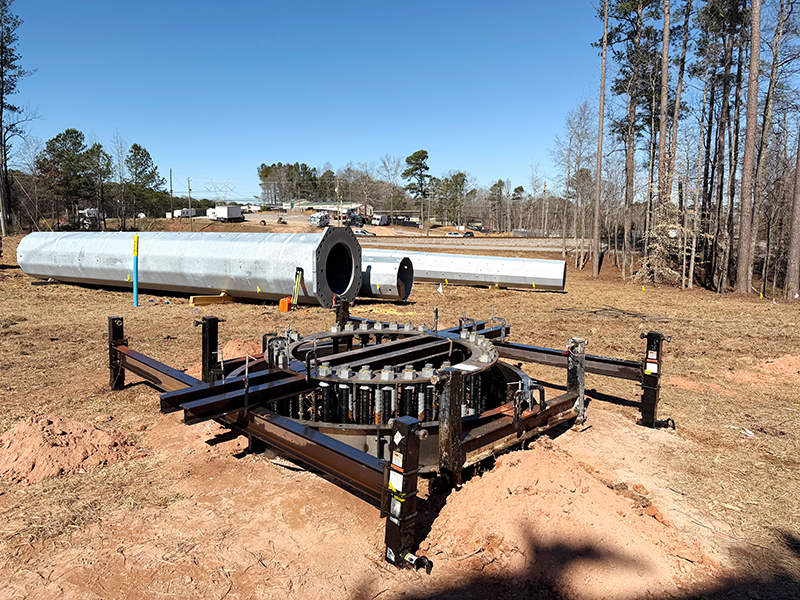 Concrete Forms™ installed on an above-grade pier reveal