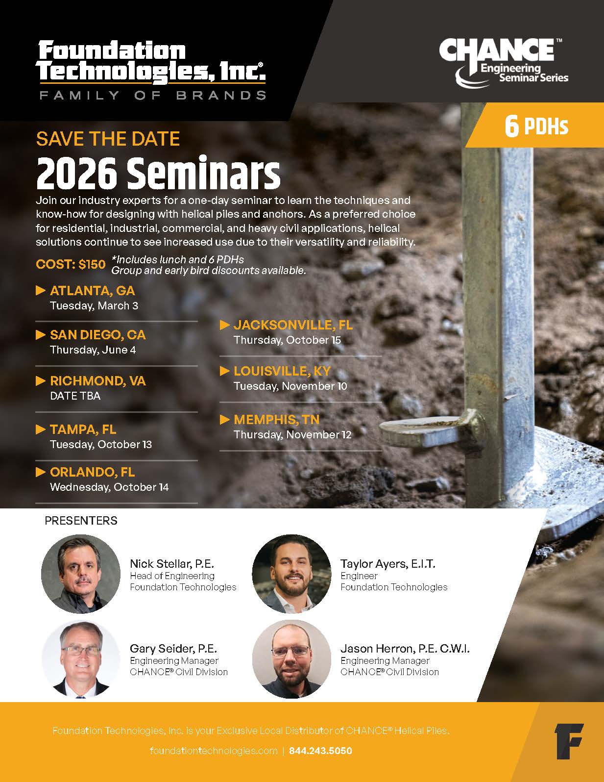 2026 Engineering Seminars Save the Date Save the Date flyer